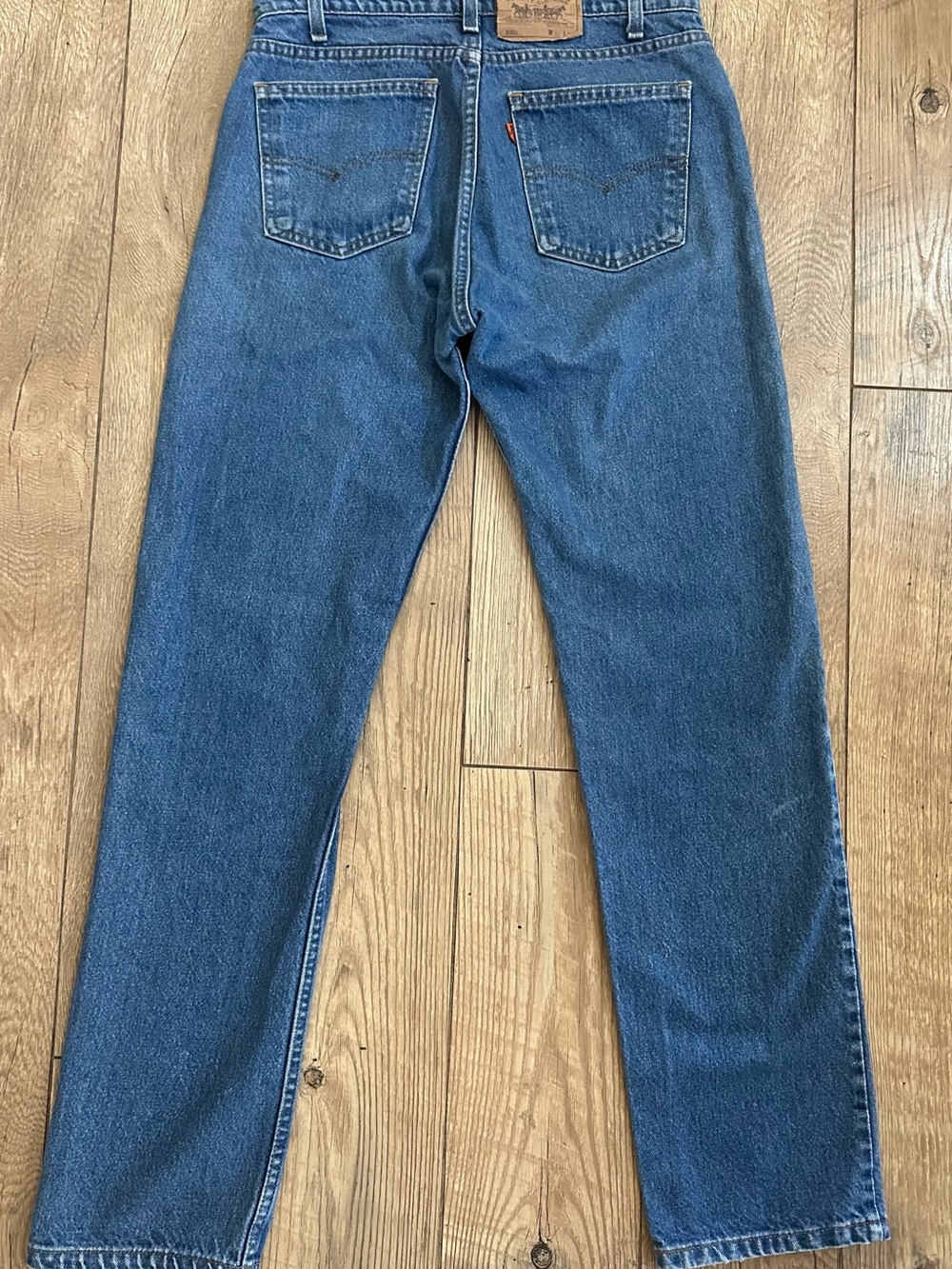 VTG 1988 Levi’s 505 Orange Tab Made in USA Paper Care Tag EUC 31x33 Relaxed Fit